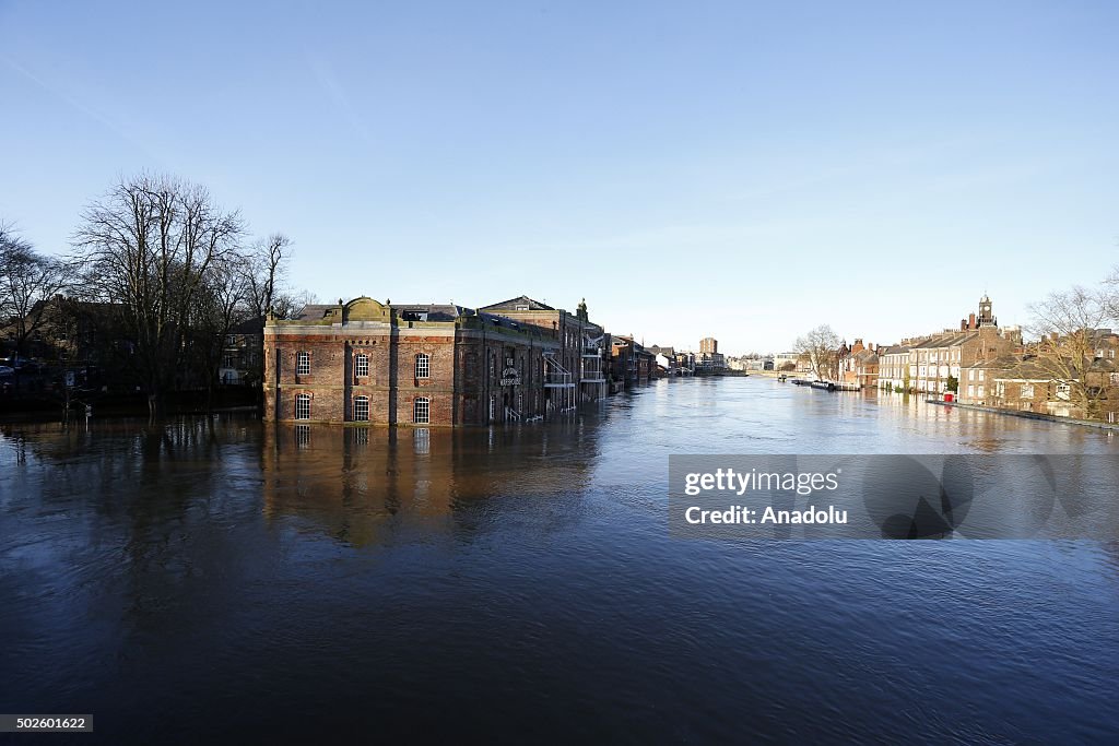 Flooding causes mass evacuations in England