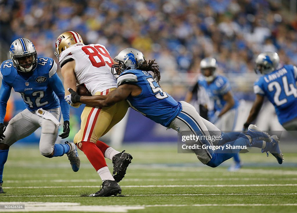 San Francisco 49ers v Detroit Lions