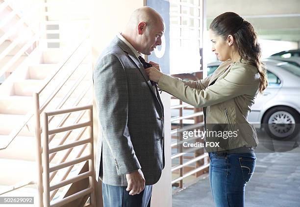 Pictured L-R: Domenick Lombardozzi as Capt. Ira Hornstock and Jaina Lee Ortiz as Detective Annalise Villa in the "Have-Nots and Hematomas" episode of...