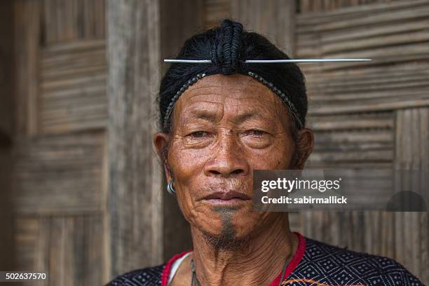 tribal indian men from arunachal pradesh, india. - india tribal people stock pictures, royalty-free photos & images