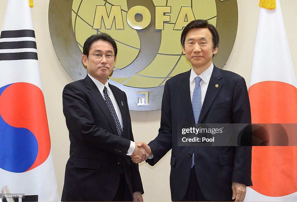 South Korea And Japan Hold Ministerial Meeting On 'Comfort Women' Issue