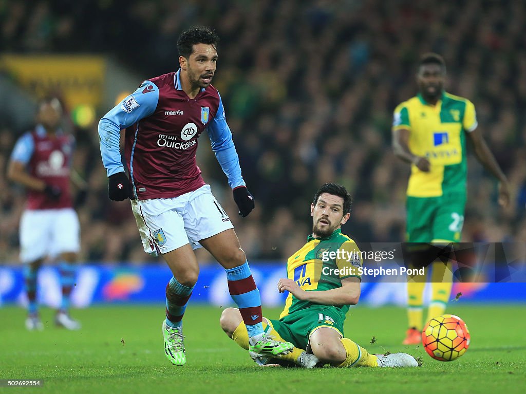 Norwich City v Aston Villa - Premier League