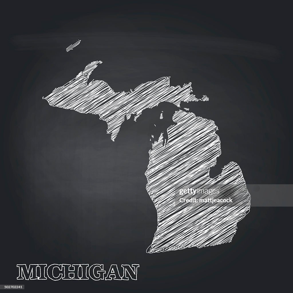 Michigan Isa Usa State Michigan High-Res Vector Graphic - Getty Images