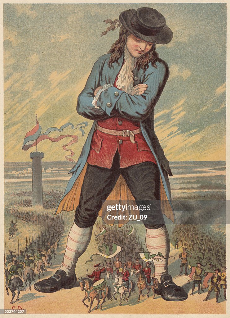Gulliver In The Island Country Of Lilliput Lithograph Published C1880  High-Res Vector Graphic - Getty Images