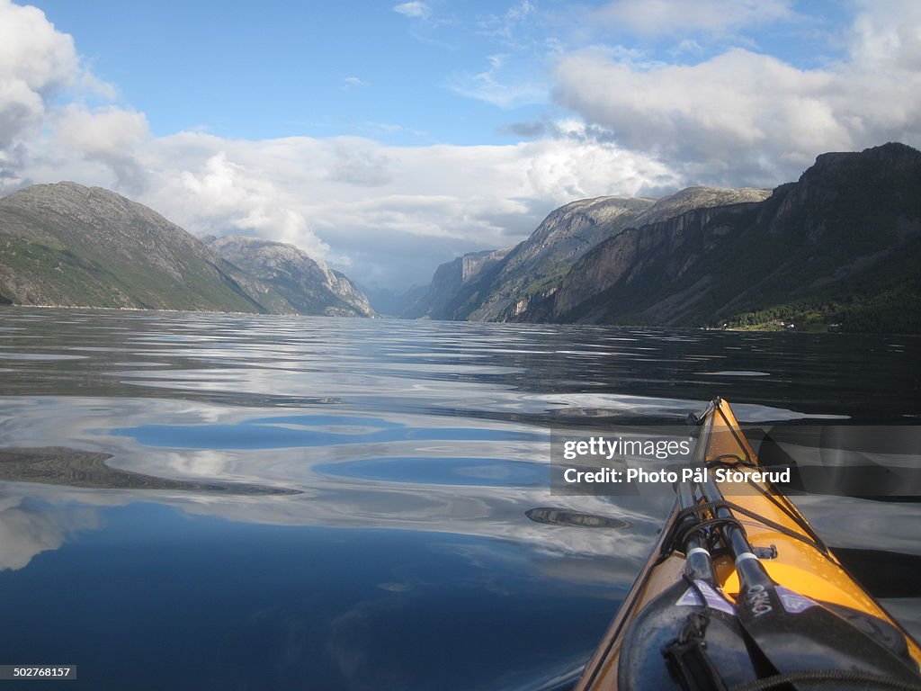 Kayaking on clouds