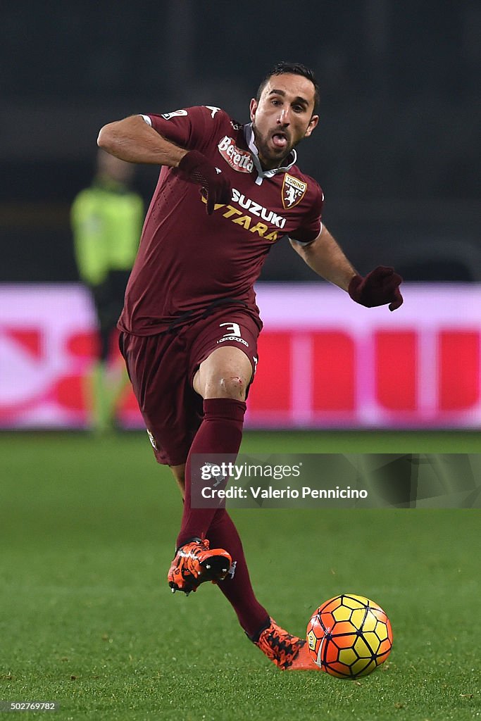 Cristian Molinaro of Torino FC in action during the Serie A match