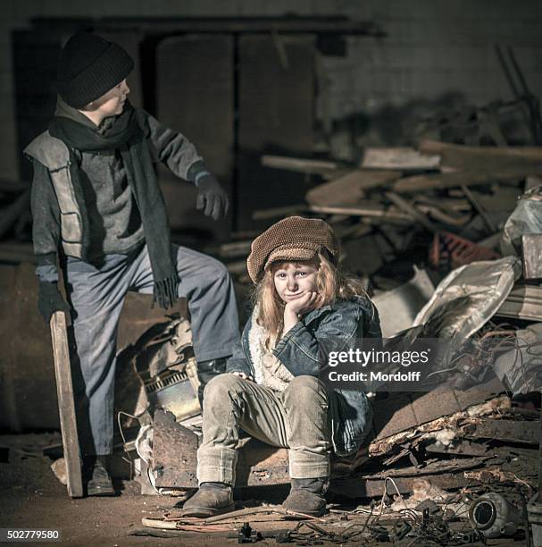 young street children - street child stock pictures, royalty-free photos & images