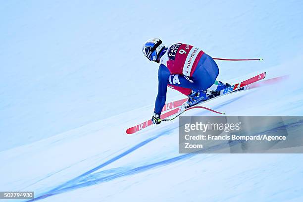 Werner Heel of Italy competes during the Audi FIS Alpine Ski World Cup Men's Downhill on December 29, 2015 in Santa Caterina Valfurva, Italy.