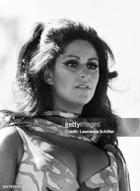 Portrait of American actress and singer Lainie Kazan , 1968.