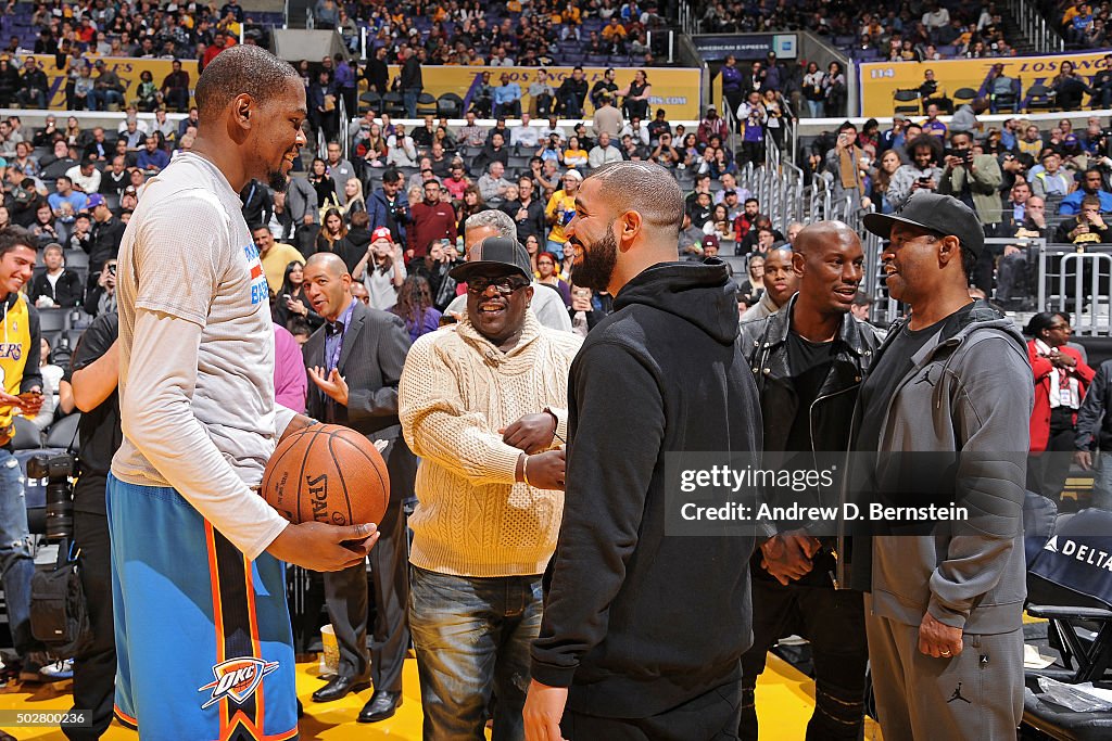 Oklahoma City Thunder v Los Angeles Lakers