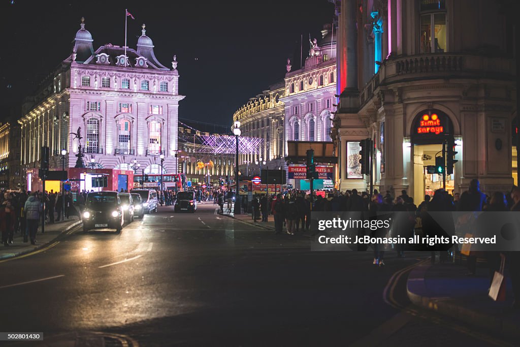 Winter nights in London