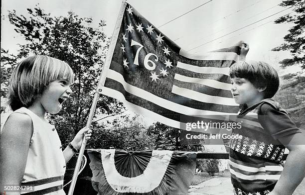 The spirit of 76 will come alive tomorrow at the Toronto home of Han Graham when friends celebrate the American bicentennial. Graham was one of 20...