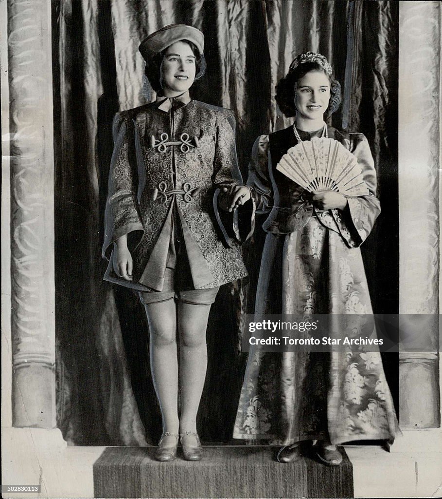 Princess enjoyed playing roles in pantomimes held every Christmas Elizabeth is shown here; left; as 