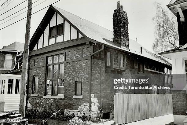 Artist's home: Elizabethan-style house at 69 Hogarth Ave. Was built by Owen Staples; staff artist for the old Toronto Evening Telegram for more than...