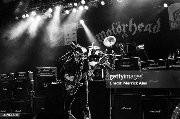 Ian Fraser "Lemmy" Kilmister of Motorhead performs at Austin Music Hall during South by Southwest SXSW on March 17, 2010 in Austin, Texas.