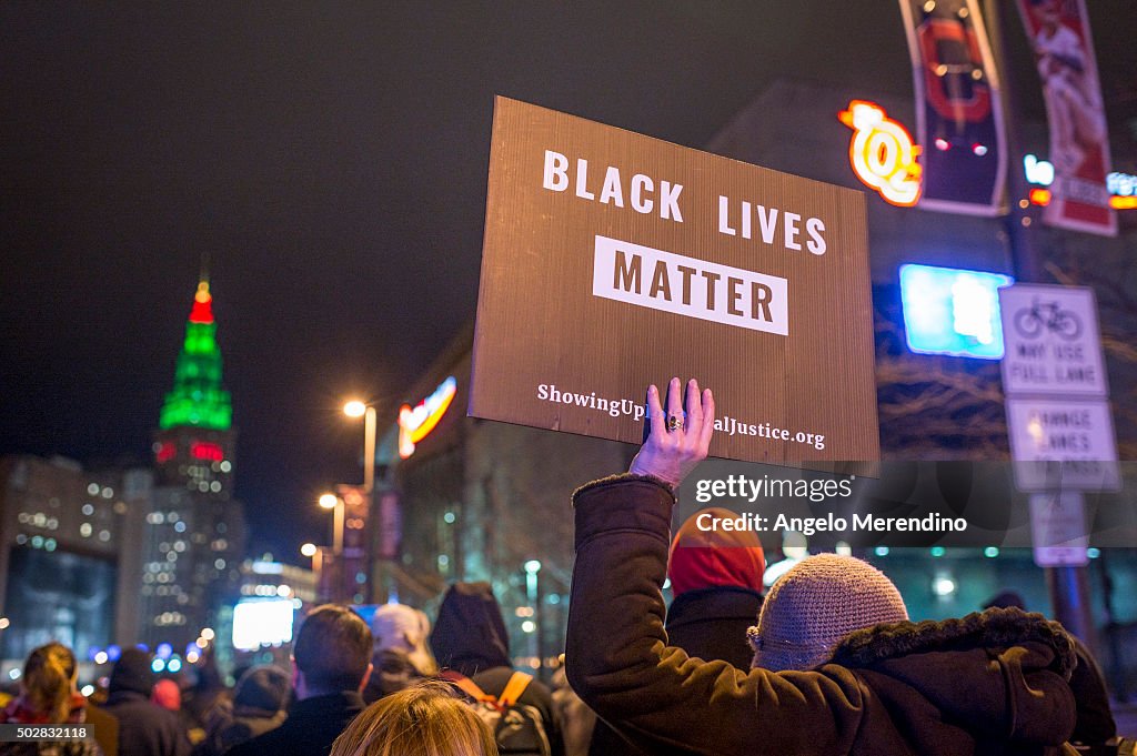 Clevelanders Protest Grand Jury Decision Not To Indict Cops In Tamir Rice Shooting