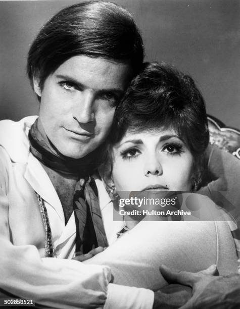 Robert Drivas and Brenda Vaccaro pose for the United Artist movie "Where It's At" circa 1968.