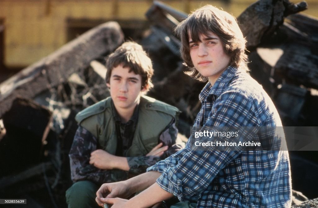 Brin Berliner and Ilan Mitchell-Smith looks on in a scene for the