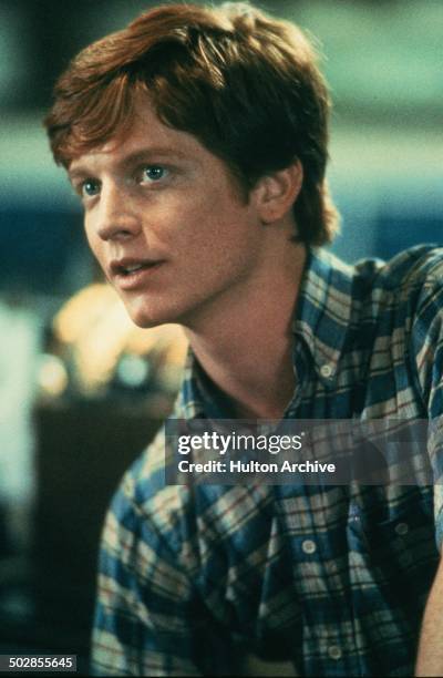 Eric Stoltz looks on in a scene for the Universal Studios movie "The Wild Life" circa 1984.