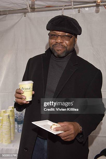 Personality Petri Hawkins-Byrd attends Celebrities Decorate The Shriners Rose Parade Float - Shriners Hospitals for Children - Los Angeles at The...