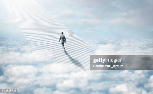 stairway to heaven - death concept stock pictures, royalty-free photos & images