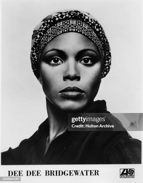Dee Dee Bridgewater poses of a headshot for the Broadway play "The Wiz " circa 1975.