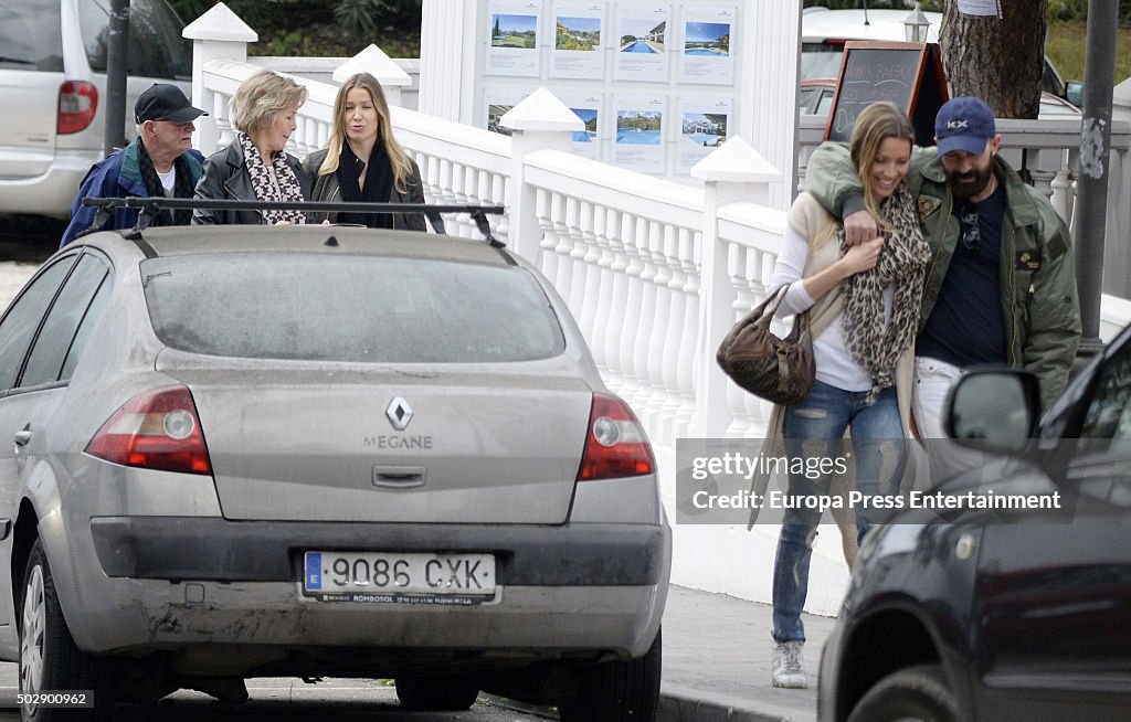 Antonio Banderas and Nicole Kimpel Sighting In Marbella - December 23, 2015