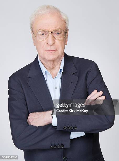Actor Michael Caine is photographed for Los Angeles Times on November 14, 2015 in Los Angeles, California. PUBLISHED IMAGE. CREDIT MUST READ: Kirk...