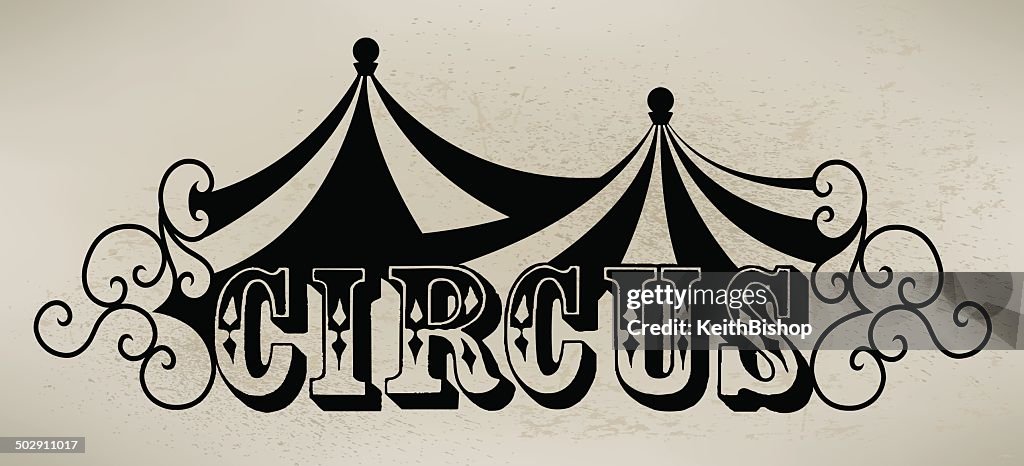 Carpa de circo gráfico