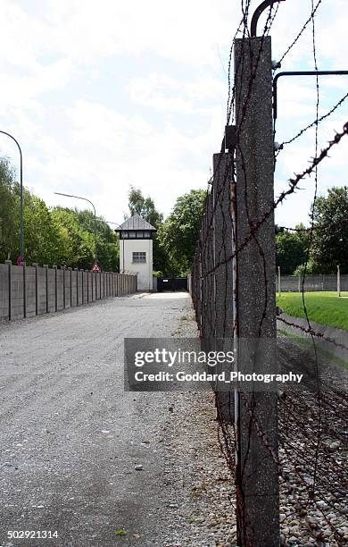 alemanha: campo de concentração de dachau - dachau concentration camp - fotografias e filmes do acervo