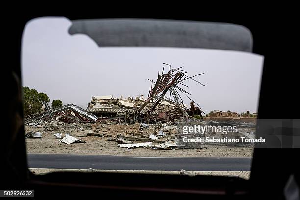 On the road near the city of Sadah. The Arab coalition has been carrying out air strikes on a daily basis in Yemen's Sadah, a bastion of Houthi...