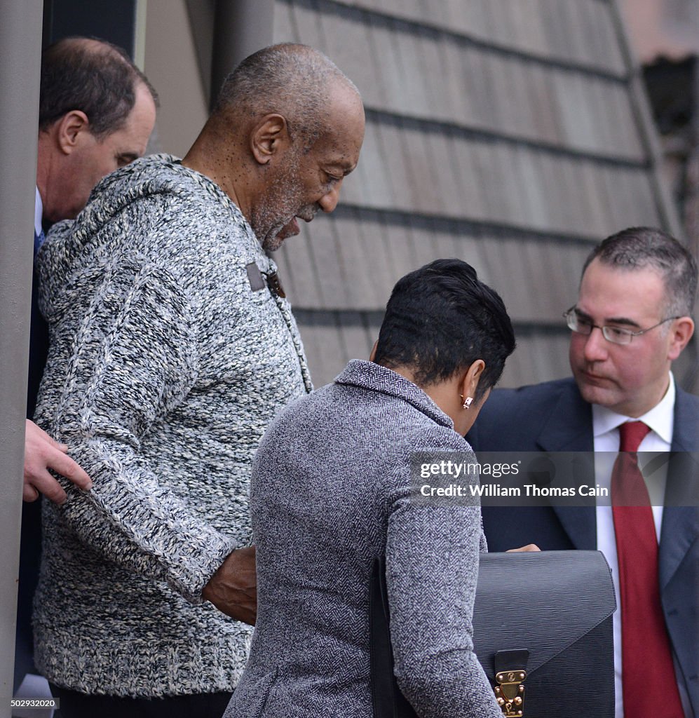 Bill Cosby Arraigned on Sexual Assault Charges in Elkins Park, Pa.