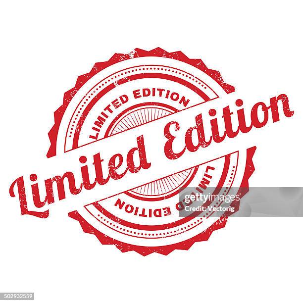 stockillustraties, clipart, cartoons en iconen met limited edition - beperkte oplage