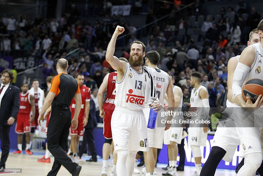 Real Madrid v Brose Baskets Bamberg - Turkish Airlines Euroleague