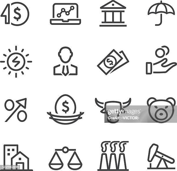 investment icon - line series - nest egg stock illustrations