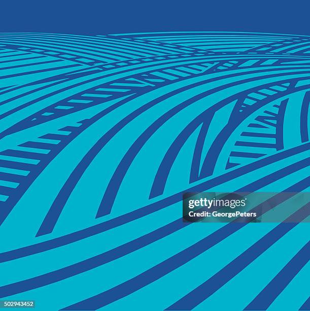 information superhighway or cyberspace - perspective road stock illustrations