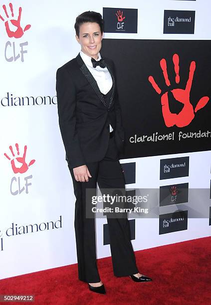 Celebrity Trainer Jamie Granger attends the Rihanna And The Clara Lionel Foundation 2nd Annual Diamond Ball at The Barker Hanger on December 10, 2015...