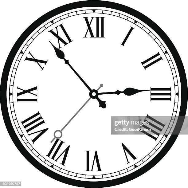 klassische uhr - old clock stock-grafiken, -clipart, -cartoons und -symbole