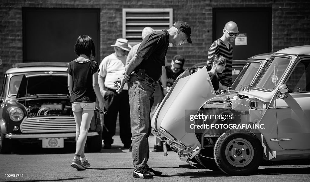 At the Classic Mini show and shine