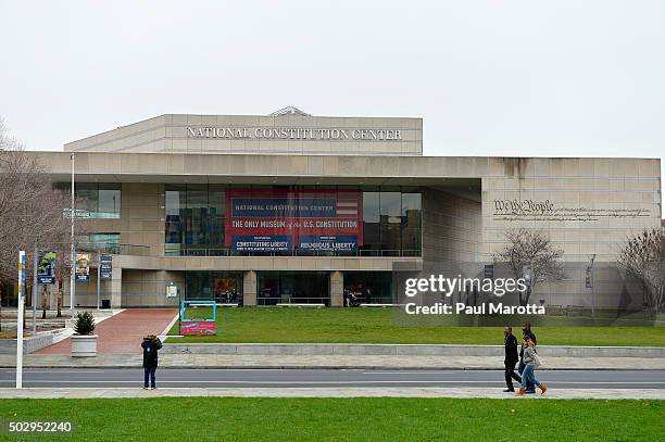 General view of the National Constitution Center on December 30, 2015 in Philadelphia, Pennsylvania.