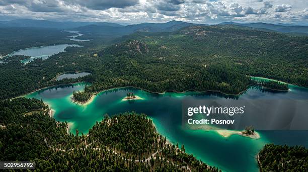 horseshoe lake - lago horseshoe imagens e fotografias de stock