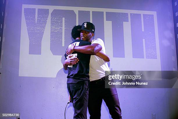 Jordan Bratton and Luke James perform at S.O.B.'s on December 30 in New York City.