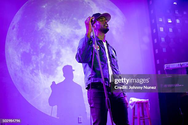 Luke James performs at S.O.B.'s on December 30 in New York City.