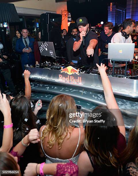 Television personality Brody Jenner performs during "Infamous Wednesdays" at Hyde Bellagio at the Bellagio on December 30, 2015 in Las Vegas, Nevada.