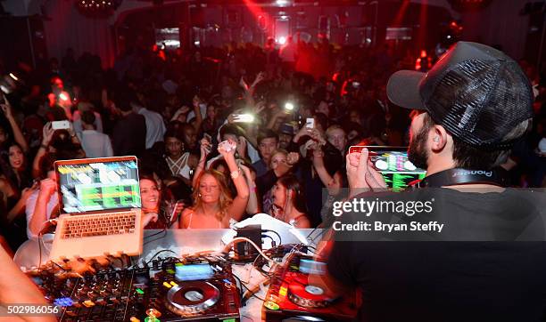 Television personality Brody Jenner performs during "Infamous Wednesdays" at Hyde Bellagio at the Bellagio on December 30, 2015 in Las Vegas, Nevada.