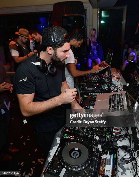 Television personality Brody Jenner performs during "Infamous Wednesdays" at Hyde Bellagio at the Bellagio on December 30, 2015 in Las Vegas, Nevada.