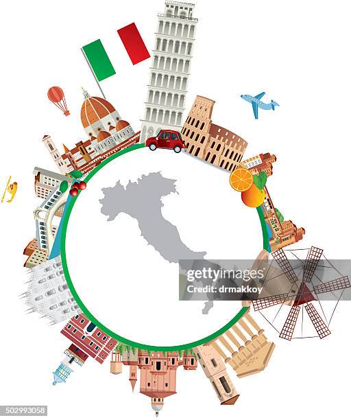 italy travel - florence italy stock illustrations