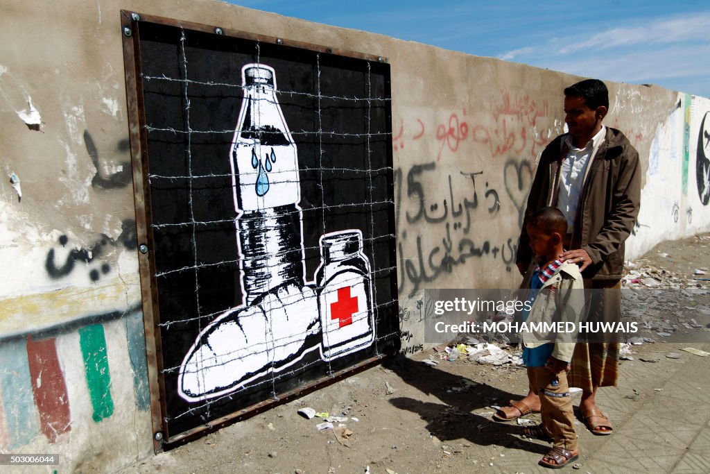 YEMEN-CONFLICT-ART