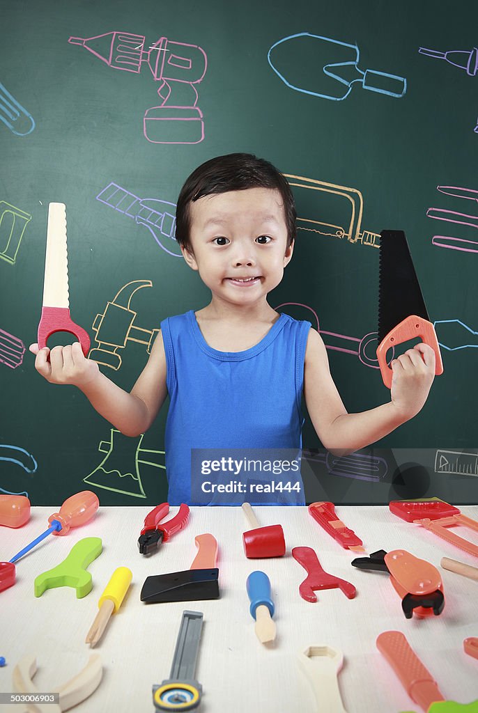 Cute asia children