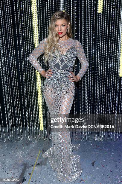Fergie attends Dick Clark's New Year's Rockin' Eve with Ryan Seacrest 2016 on December 31, 2015 in Los Angeles, CA.